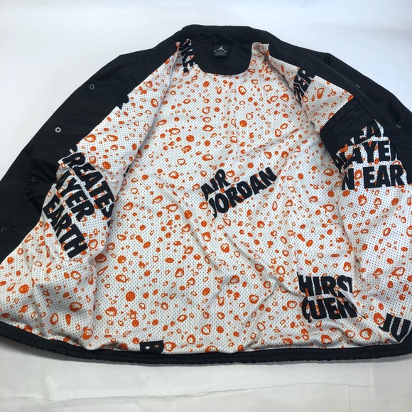 Air Jordan Gatorade Jacket Men's Small Black NBA Basketball Windbreaker Snap - Picture 5 of 16
